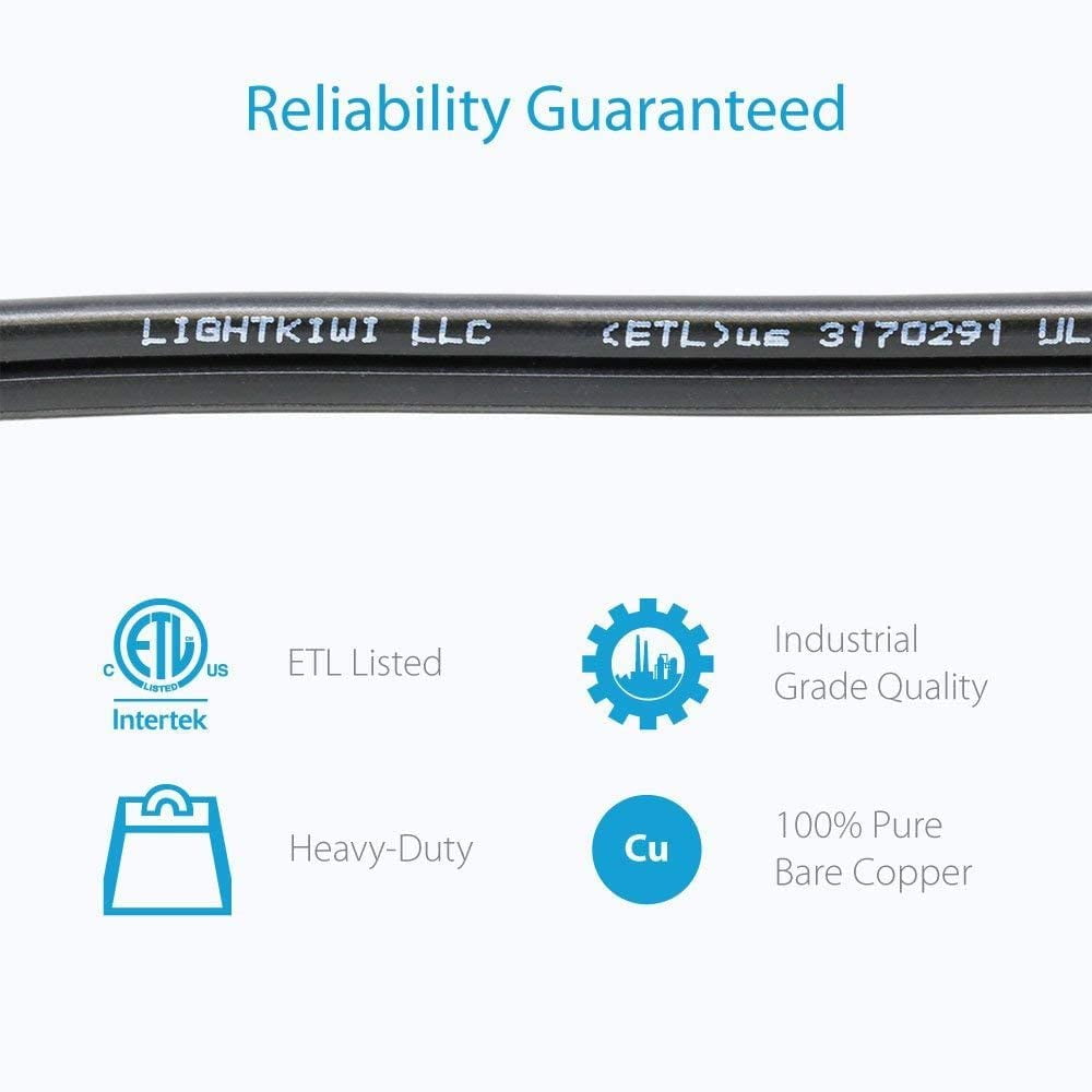 250ft Lightkiwi U7792 16AWG 2-Conductor 16/2 Direct Burial Wire for Low Voltage Landscape Lighting 250ft Lightkiwi U7792 16AWG 2-Conductor 16/2 Direct Burial Wire for Low Voltage Landscape Lighting